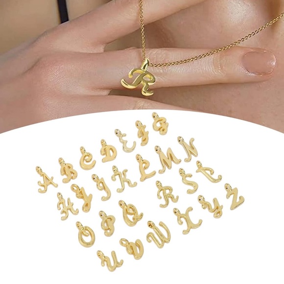 125pc Gold Alphabet Letters Charms Bracelet & More Jewelry Making Mega Bundle - Picture 4 of 16